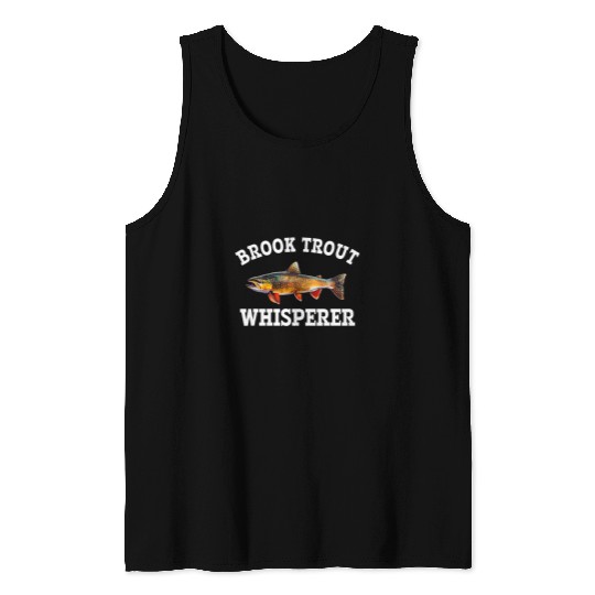Brook trout whisperer Fishing Tank Tops