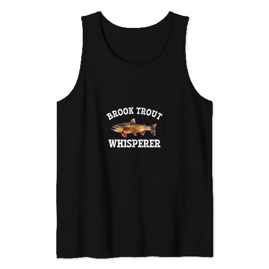 Brook trout whisperer Fishing Tank Tops