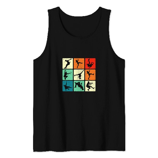 Break Dancing Retro Bboying Street Dance Hip Hop Break Dance Tank Tops