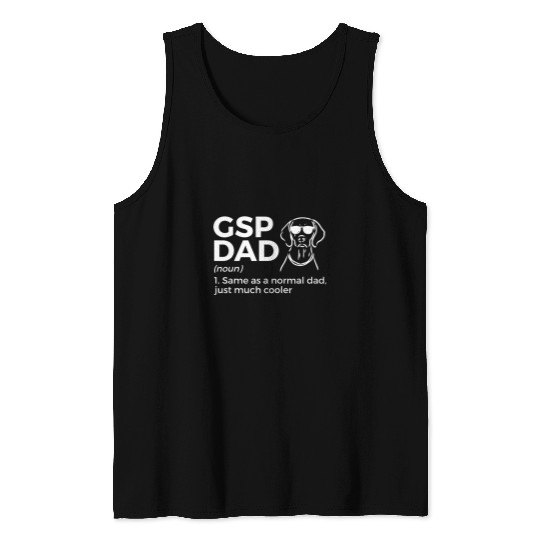 GSP Dad Definition German Shorthaired Pointer Dog Tank Tops