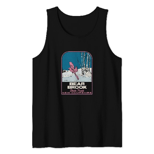 Bear Pet Bear Brook State Park New Hampshire vintages Travel Tank Tops