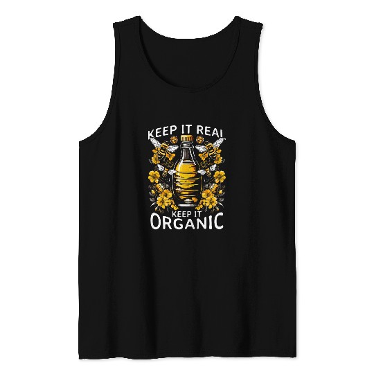 Beekeeping Honey Bee Organic Beekeepers Tank Tops