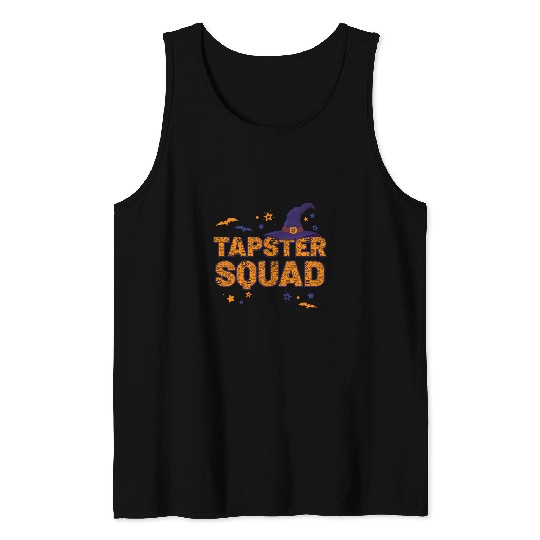 Bartender Job Tapster Squad Witch Halloween Bartender Matching Tank Tops