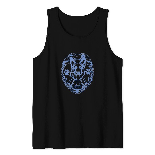 K9 Police Officer Men Women Law Enforcement Cop 1 Tank Tops
