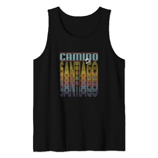 Buen Camino de Santiago s Spain Pilgrim Way of St James Tank Tops