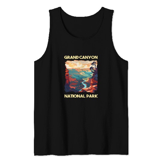 Grand Canyon National Park Adventure Hiking Nature Lover 8 Tank Tops