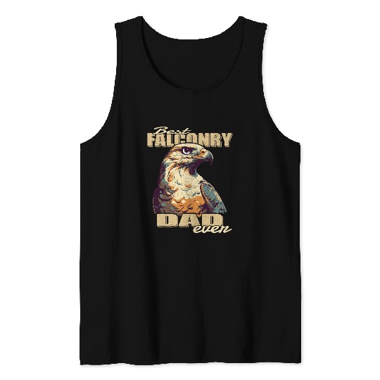 bests Falconry dad ever Falcon Bird Hunting Tank Tops