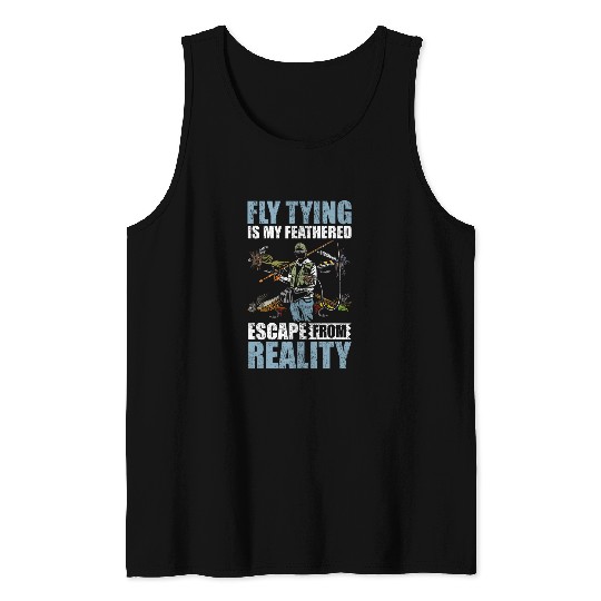 Brook Trout Fishing Fish Fly Fishing Dry Fisherman Fly Tying 1 Tank Tops