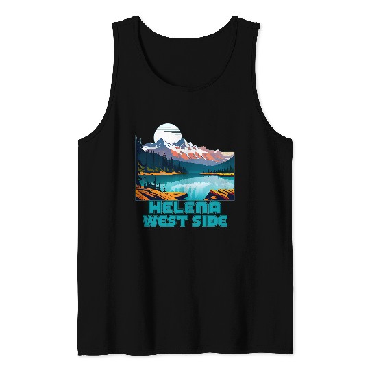 Helena West Side Souvenir Apparel Retro Vintage Tank Tops