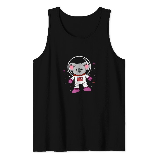 Koala Pet Lesbian Koala In Space Lesbian Pride Tank Tops