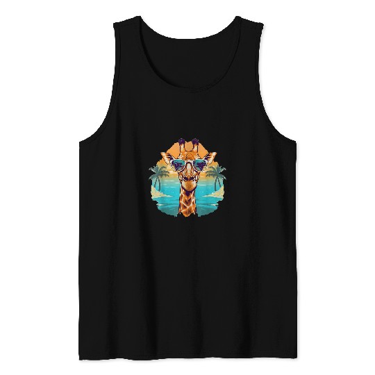 Giraffe Pet Men Women Kids 8 Tank Tops