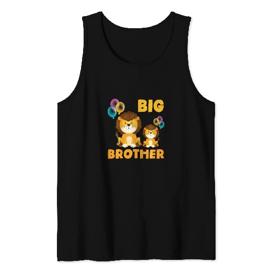 Lion Pet Kids Big Brother Lion 3 Tank Tops