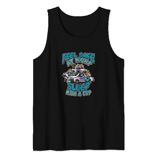 Law Enforcement Design for a Police Officer 5 Tank Tops