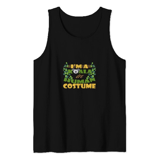 Koala Pet Mens I m Koala I m Kind Matching Funny Sleeping Australian Tank Tops