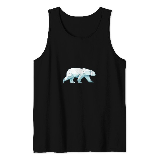 Bear Pet Cool Polar Bear Design For Men Women Arctic Polar Tank Tops