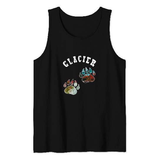 Bear Pet Glacier National Park Bear Design Tank Tops