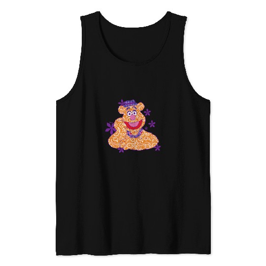 Bear Pet The Muppets Fozzy Bear Paisley Tank Tops