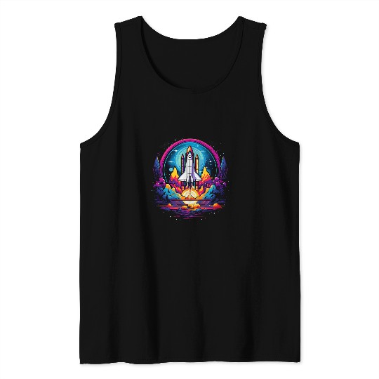 Space Shuttle Science Astronomy Tank Tops
