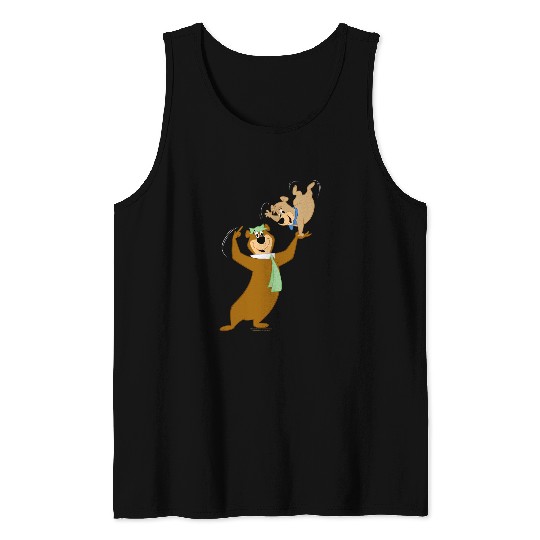 Bear Pet Yogi Bear Boo Boo Do Tricks Tank Tops
