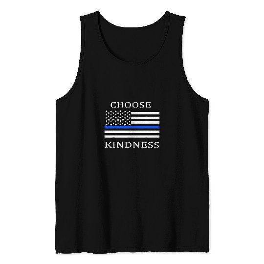 Choose Kindness Police Tank Tops