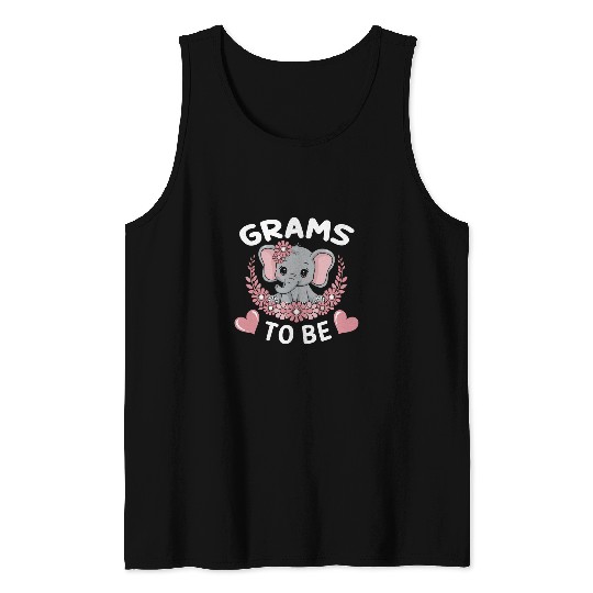 Elephant Pet Grams To Be Elephant Floral Matching Family Tank Tops