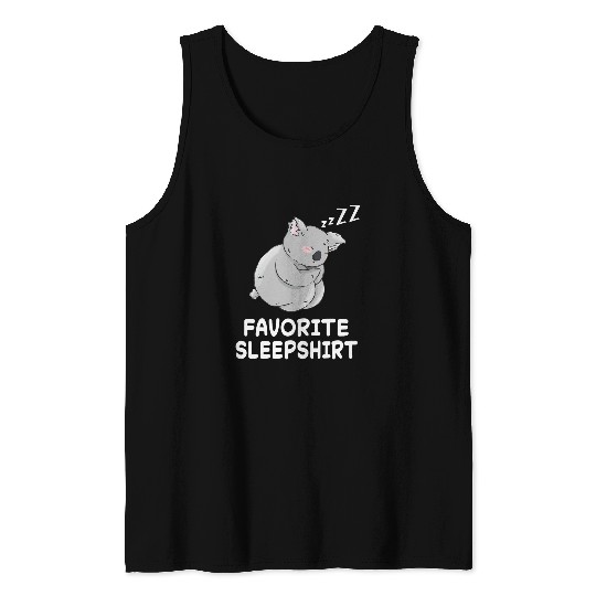 Koala Pet Nap Sleeping Sleep Pajama Pajamas Nightgown 5 Tank Tops