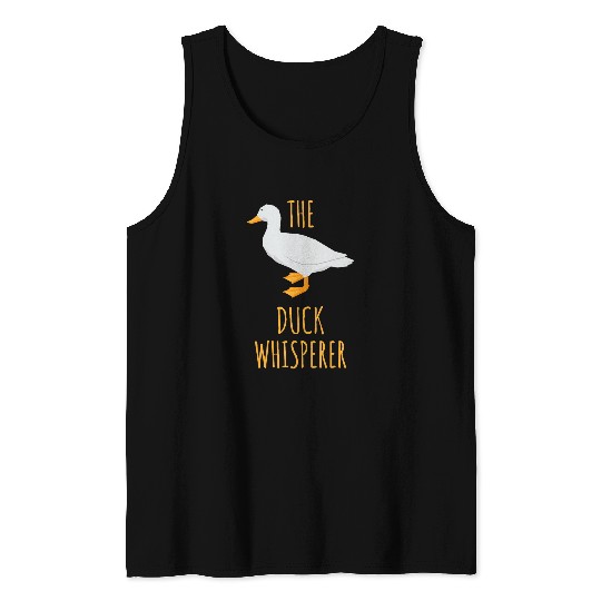Duck Pet Whisperer Duck Hunting Farm Animal Tank Tops