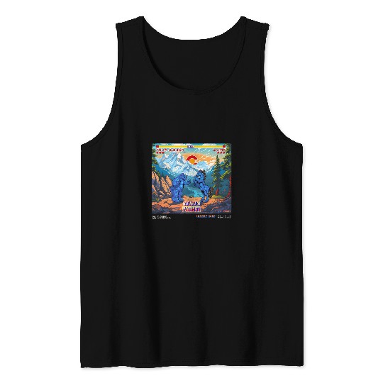 Bear Pet Colorado Legend Blucifer the Horse at DIA Fighting Bear Tank Tops