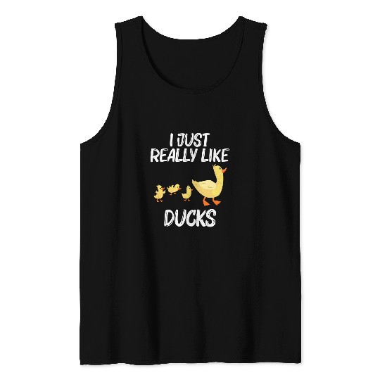 Duck Pet Designs For Men Women Farm Duckling Owner Hunters 8 Tank Tops