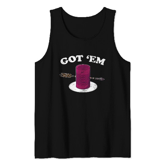 Got Em Funny Cranberry Sauce Bow Hunting Thanksgiving Tank Tops