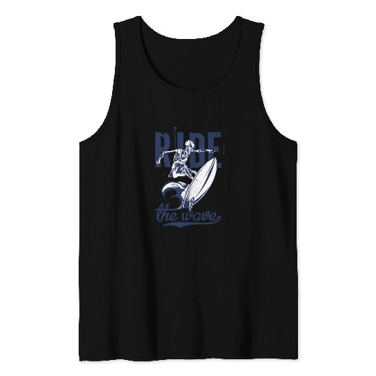 californias Los Angeles californias Beach Beach Retro Surf Tank Tops