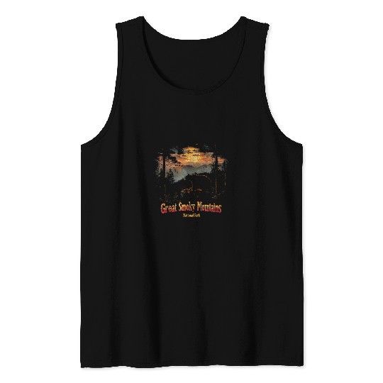 Bear Pet The Great Smoky Mountains vintages Black Bear National Park 4 Tank Tops