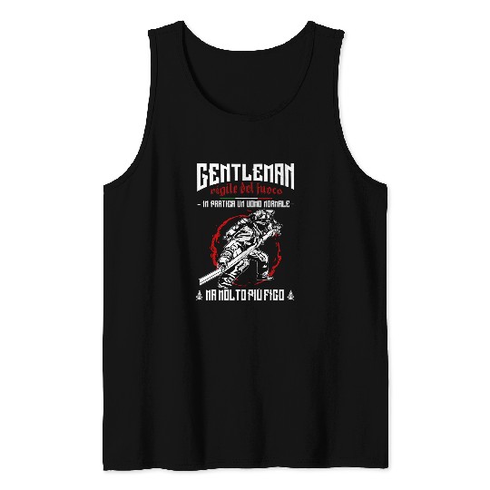 Firefighter Job Funny Gift for Fires Brigade Tank Tops