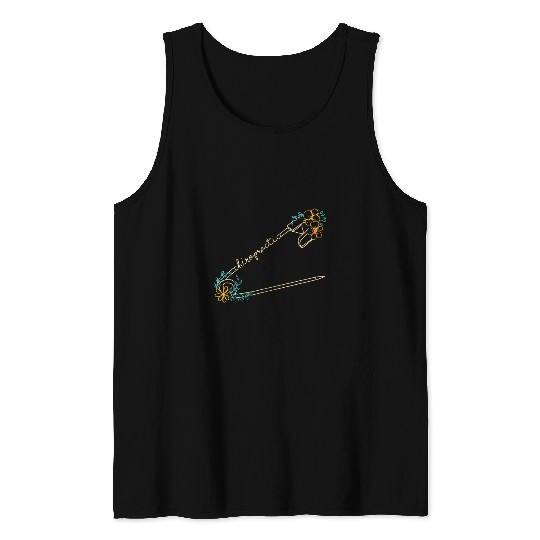 Chiropractor Spine Adjustment Safety Pin Cycle Chiropractic Tank Tops
