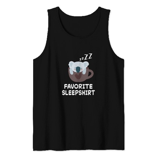 Koala Pet Nap Sleeping Sleep Pajama Pajamas Nightgown 4 Tank Tops
