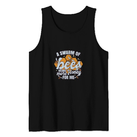 Honeybee Beekeeper Bee Tank Tops