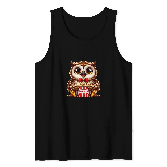 Sloth Pet Cute Comic Sloth Popcorn carnivals Costume Cinema 1 Tank Tops