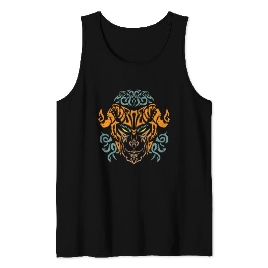 Loki Viking God Nordic Paganism Norse Mythology Tank Tops