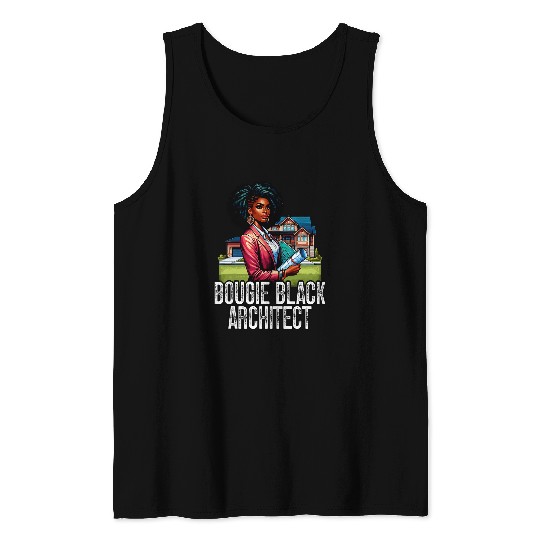 Black Architect Architecture Draftsman Black History Month 14 Tank Tops