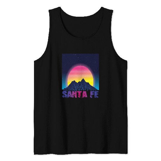 Hiking Santa Fe Mountains New Mexico Tourist Tank Tops
