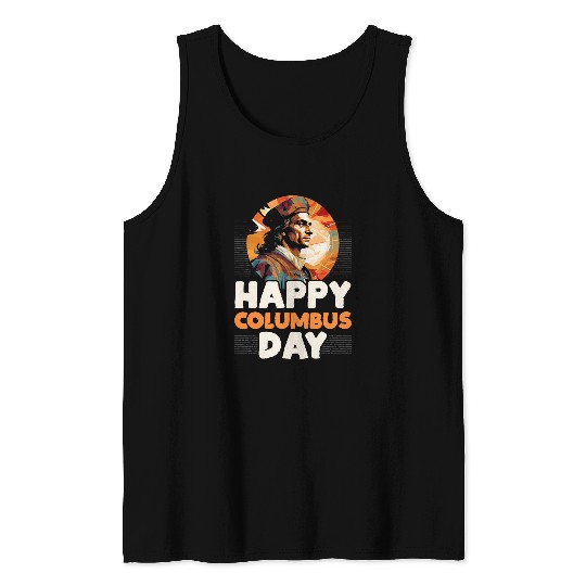 Christopher Columbus Italian American Happy Columbus Day 10 Tank Tops