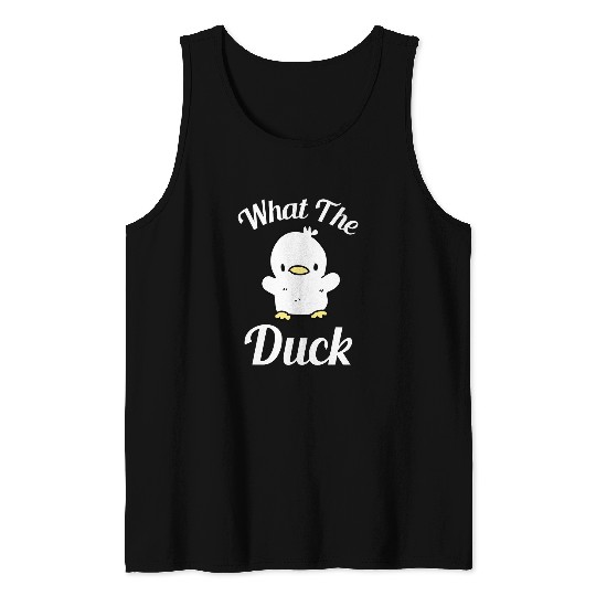 Duck Pet What The Duck Rubber Ducky Duck Lover 9 Tank Tops