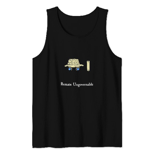 Coffee Fun Stocking Mill Coffee Election Season Remain Ungovernable Tank Tops