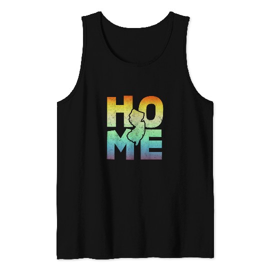 homes New Jersey Garden State Pride East Coast Proud Jersean Tank Tops