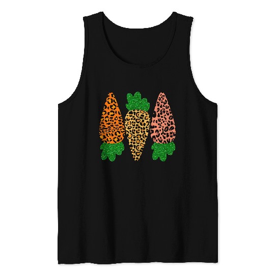 Happy Easter Carrots Bougie Carrots Leopard Carrots Outfit Tank Tops