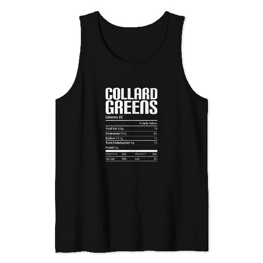 Collard Greens Nutrition Facts Family Matching Christmas Tee Tank Tops