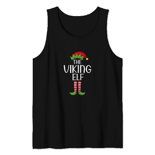 Elf Group Matching Family Christmas Costume The Viking Elf Tank Tops