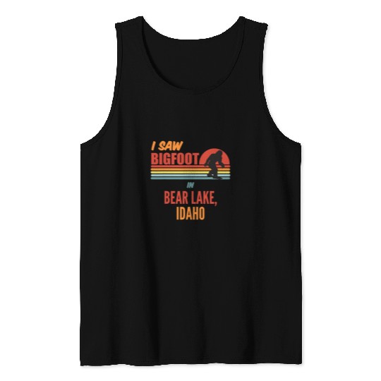 Bear Pet  bigfoots Lives In Bear Lake Idaho Tank Tops