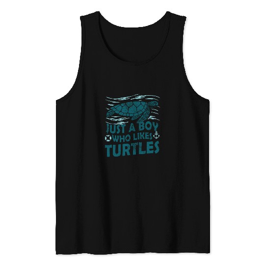 Turtle Pet Dad Love Cute Sea Ocean Animals Daddy I Like Turtles Tank Tops