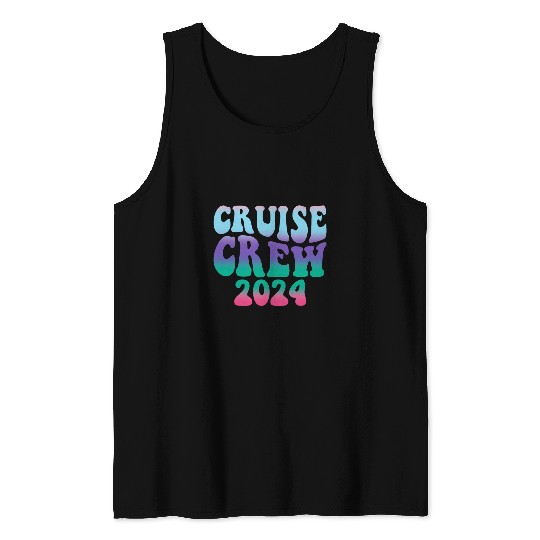 Cruise Crew 2024 Vacation Trip Sailing Squad Matching Family 11 Tank Tops